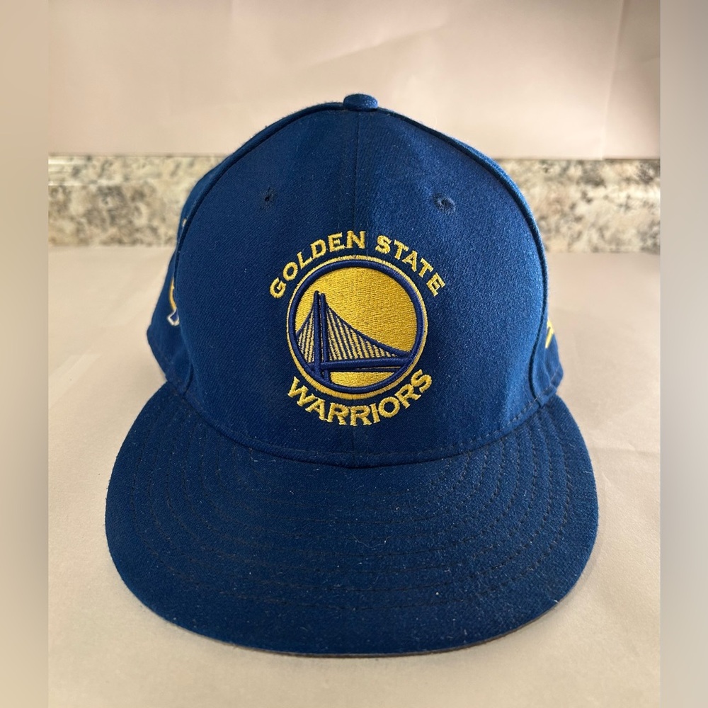 NEW ERA 59FIFTY GOLDEN STATE WARRIORS NBA BEST RECORD 73-9 LOGO HAT SZ 7 5/8